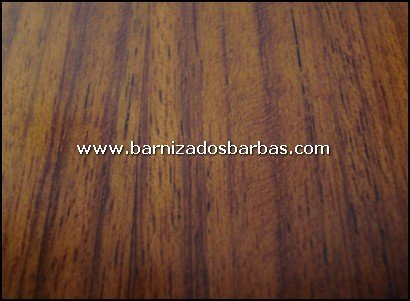 Barniz Poliuretano Satinado sobre Madera Mongoy al Natural
