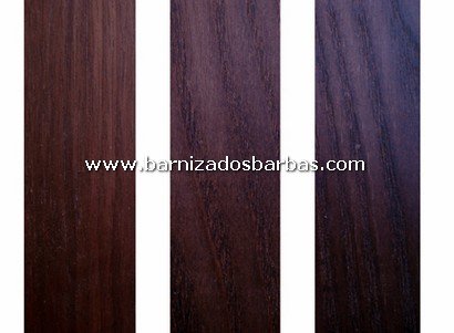 Tintes sobre Madera de Fresno y Acabados con Barniz Ecol&oacute;gico